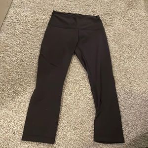 Lululemon wunder train black leggings
